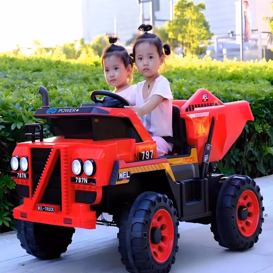 Passeio de carro elétrico infantil Passeio de caminhonete de 12 volts em carros