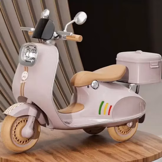 Vespa Licensed 12V Electric Kids Motorcycle Bike Toy