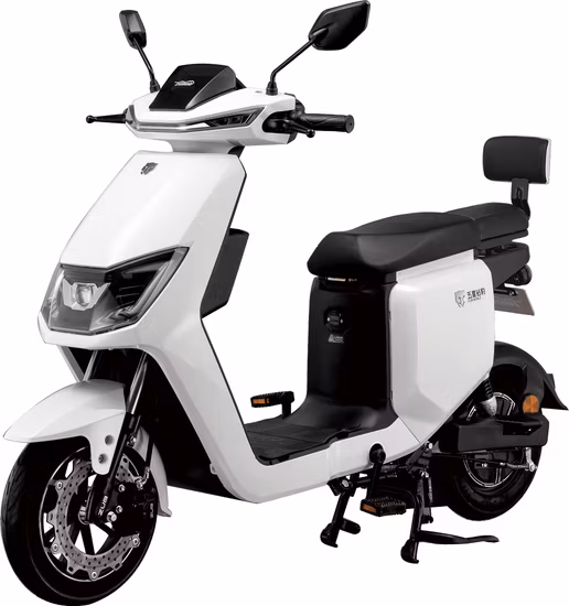 Motocicleta elétrica com bateria licenciada Luqi com farol LED