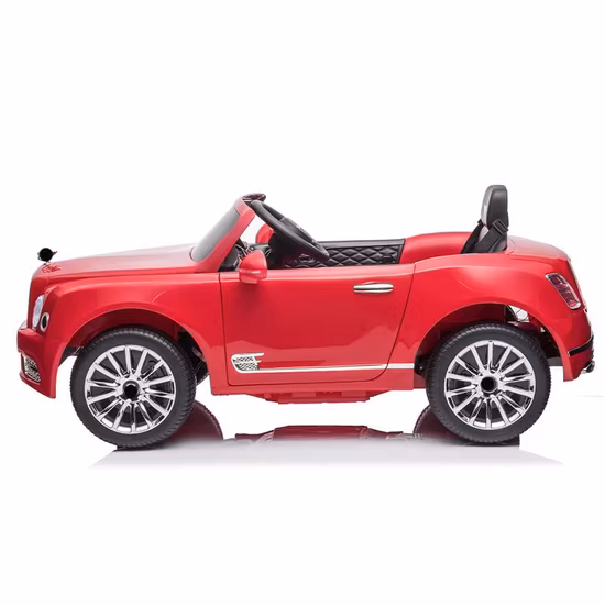 Passeio de carro de brinquedo elétrico com luz LED para crianças no carro desligado